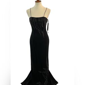 Maria's Collection Formal Gown Designs by Diaa Black with Stunning Stone Design